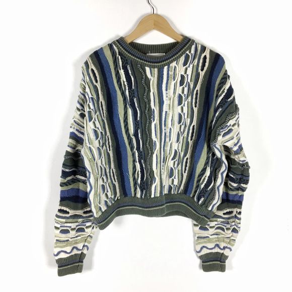 Vintage Other - Vintage 80's chunky knit sweater Large